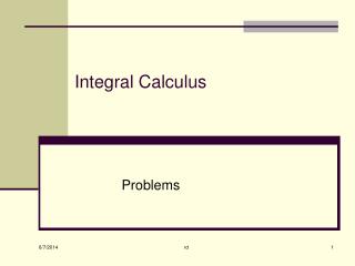 Integral Calculus