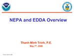 NEPA and EDDA Overview