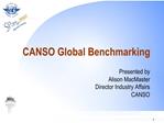 CANSO Global Benchmarking