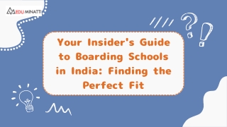 Your Insider's Guide to Boarding Schools in India Finding the Perfect Fit