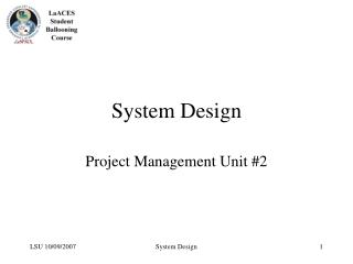 System Design
