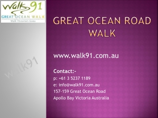 Great Ocean Walk Walking Tours & Accommodation