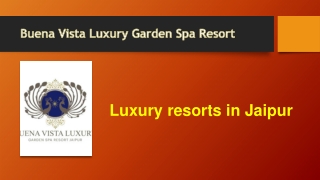 Luxury resorts in Jaipur