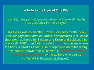 A Note to the User of This File Visit facpub.stjohns/~kwonw/Blackwell.html to check updates for this chapter.