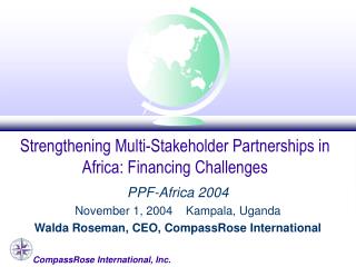 Strengthening Multi-Stakeholder Partnerships in Africa: Financing Challenges