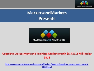 Cognitive Assessment and Training Market
