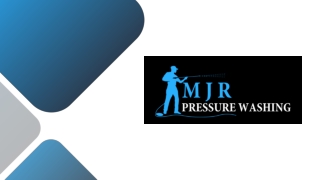 MJR Pressure Washing