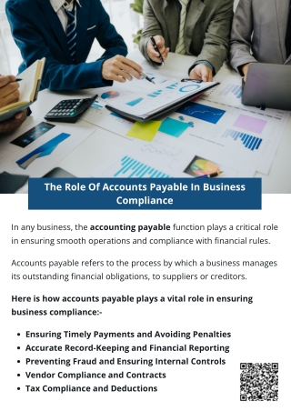 The Role Of Accounts Payable In Business Compliance