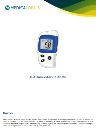 Blood-Glucose-Analyzer-MD-BGA-1002