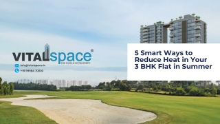 5 Smart Ways to Reduce Heat in Your 3 BHK Flat in Summer