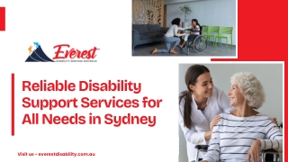 Reliable Disability Support Services for All Needs in Sydney