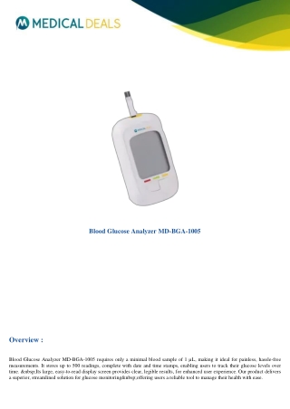 Blood-Glucose-Analyzer-MD-BGA-1005