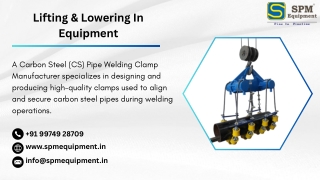 Lifting & Lowering In  Equipment  in India