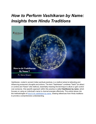 how to do vashikaran by name - Google Docs