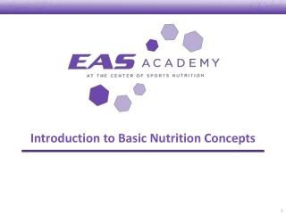 Introduction to Basic Nutrition Concepts