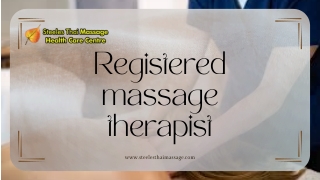 Registered massage therapist – Steeles Unwinds Tension and Restores Your Balance