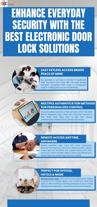 Enhance Everyday Security with the Best Electronic Door Lock Solutions