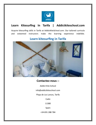 Learn Kitesurfing In Tarifa  Addictkiteschool.com