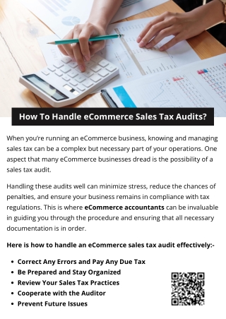 How To Handle eCommerce Sales Tax Audits?