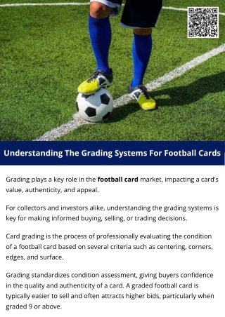 Understanding The Grading Systems For Football Cards