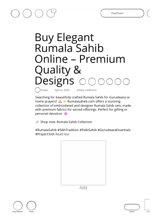 Buy Elegant Rumala Sahib Online – Premium Quality & Designs _ Pearltrees P1