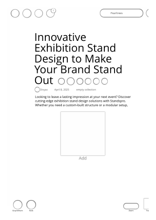 Innovative Exhibition Stand Design to Make Your Brand Stand Out _ Pearltrees p2
