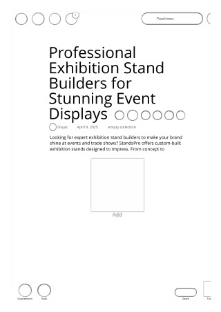 Professional Exhibition Stand Builders for Stunning Event Displays _ Pearltrees p3