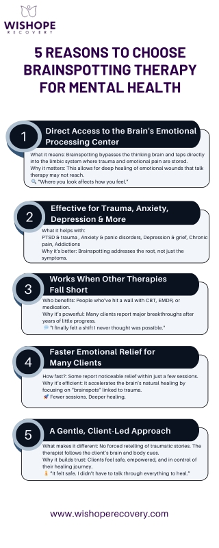 5 Reasons to Choose Brainspotting Therapy for Mental Health