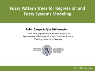 Fuzzy Pattern Trees for Regression and Fuzzy Systems Modeling