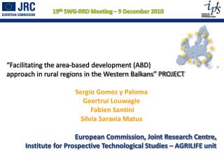 “Facilitating the area-based development (ABD) approach in rural regions in the Western Balkans