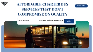 Affordable Charter Bus Services That Dont Compromise on Quality