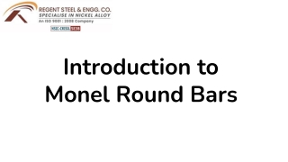 Monel Round Bar Suppliers