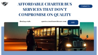 Affordable Charter Bus Services That Dont Compromise on Quality