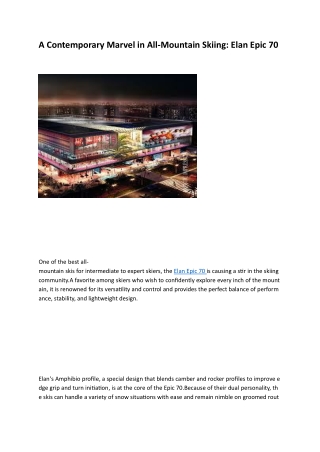 Elan Epic Sector 70: Gurgaon's Premier Luxury Retail and Entertainment Destinati