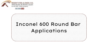 Inconel 600 Round Bar