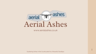 Scattering Ashes in the Countryside for a Peaceful Goodbye