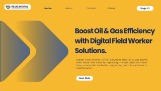Boost Oil & Gas Efficiency with Digital Field Worker Solutions.