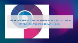 Hearing Solutions in Mumbai & Navi Mumbai