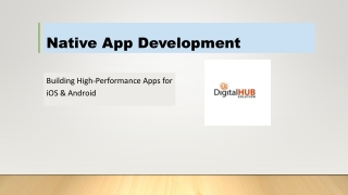 Native App Development Services for iOS & Android | Fast & Secure