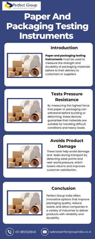 Paper And Packaging Testing Instruments