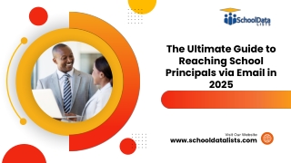 The Ultimate Guide to Reaching School Principals via Email in 2025