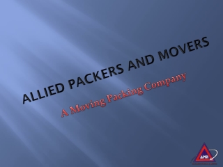 Allied Packers and Movers in Delhi