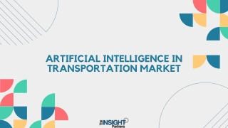 Artificial Intelligence in Transportation Market 2031: Analysis