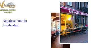 Experience Authentic Nepalese Food in Amsterdam at Annapurna Kitchen