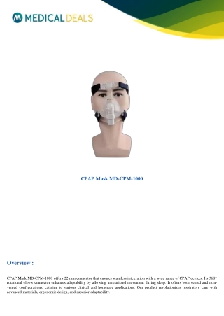 CPAP-Mask-MD-CPM-1000