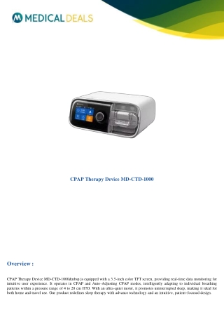 CPAP-Therapy-Device-MD-CTD-1000