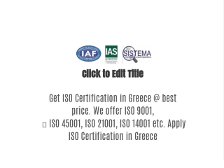 ISO Standards in Greece: Ensuring Excellence & Compliance