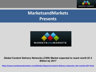 Global Content Delivery Networks (CDN) Market expected to re