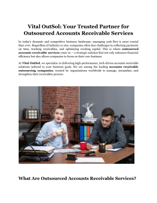 Vitaloutsol.com - Vital OutSol_ Your Trusted Partner for Outsourced Accounts Receivable Services