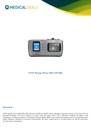 CPAP-Therapy-Device-MD-CTD-1002